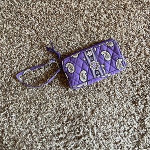 Vera Bradley Simply Violet Wristlet
